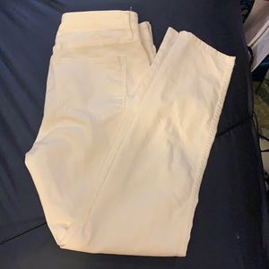 H&M white skinny jeans
